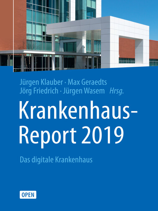 Title details for Krankenhaus-Report 2019 by Jürgen Klauber - Wait list